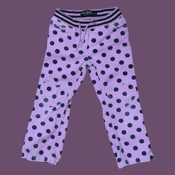 Mini Boden Pull On Corduory Heart Patch Knees Size 5 - Picture 1 of 4